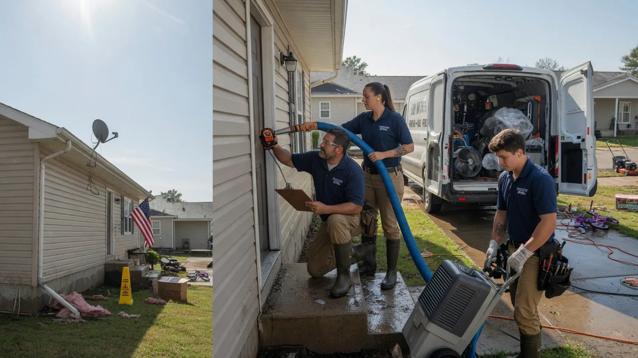 Ceiling Water Damage Restoration in Garvin, OK near me